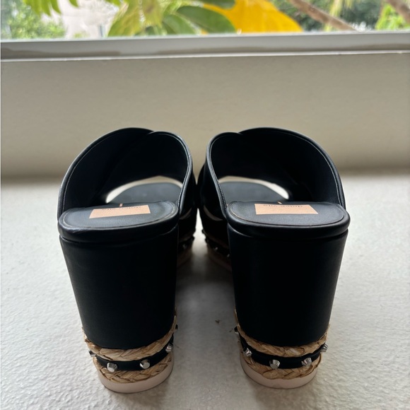 Dolce Vita black slide wedge espadrilles. Size 9 - Picture 3 of 5